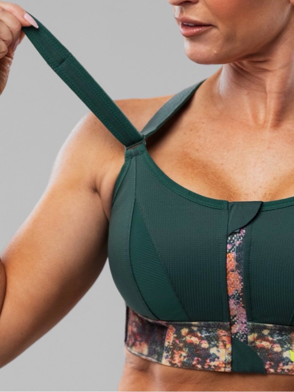 SHEFIT Ultimate Sports Bra Green Conquer Colorful High Impact Women’s 1Luxe?